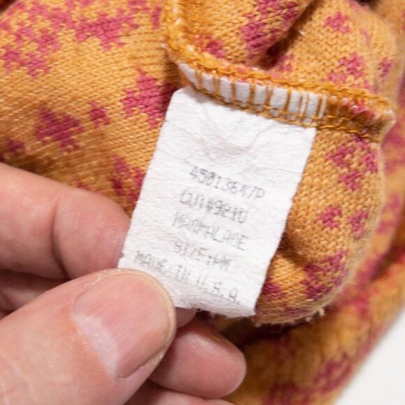 Vtg 90s Talbots Petites Fleece Sweater Womens Medium 1/4 Zip Jacket Made in USA - Picture 7 of 13